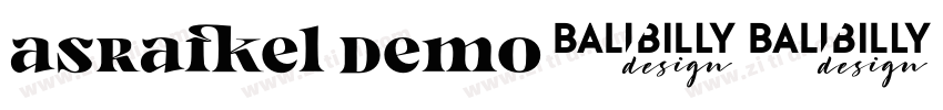 Asrafel Demo字体转换